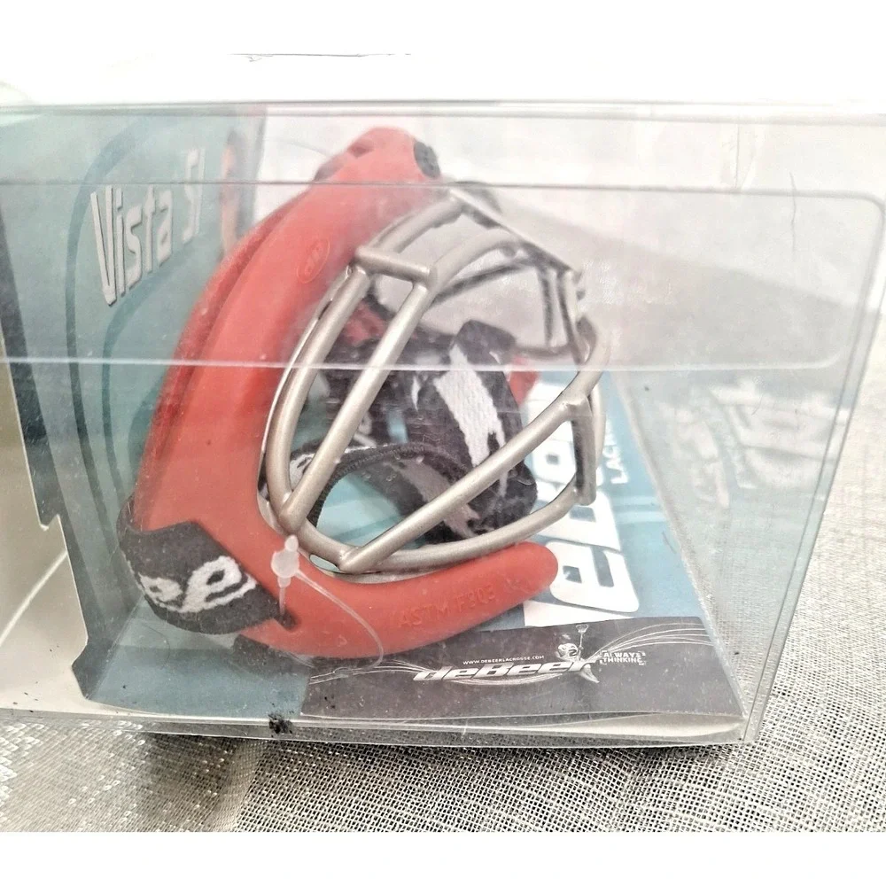 deBeer Lacrosse Women's Goggle Red Vista SI VSTGSW NEW